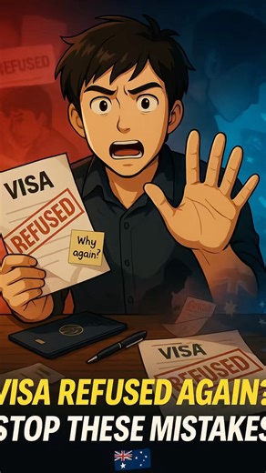 Stop These Mistakes After Visa Refusal 🇦🇺 (They’ll Reject You Again)