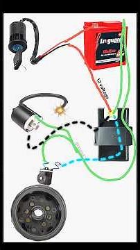 CDI wiring diagram. #shortsfeed #shortsbeta