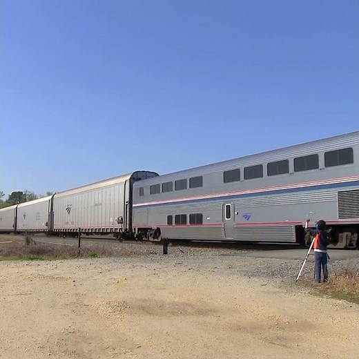 Fast Company: Amtrak Auto Train At Jones Crossing, Woodford, VA
