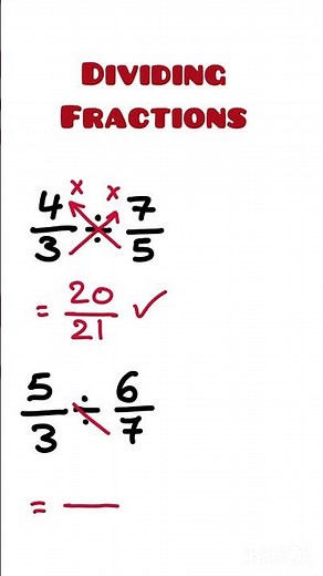 Dividing fractions