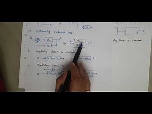 Block diagram reduction problems. Problem no 1( Method 1).
