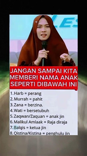 jangan sampai kita memberi nama anak seperti di bawah ini #viral #motivation #trendingshorts