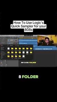 How to Sample Your 808s in Logic Pro! #logicpro