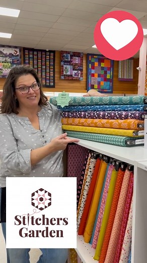 49K views · 391 reactions | Favorite fabric is Ruby Star Verbena for Rachel. We love Ruby Star at Stitchers Garden. Check out all the sales online.#quiltingfabric #quiltlove #quilt #stitchersgarden23 #quilting #rubystarsociety #rubystarsocietyfabric #verbena | Stitchers Garden | Facebook
