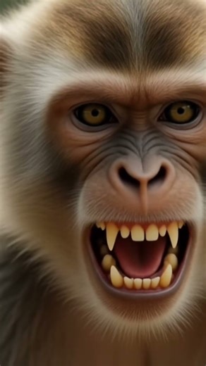 Mother Monkey Saves Her Baby from a Python 🐒 #MonkeyVsPython#wildlife #monkey #sorts #viralvideo