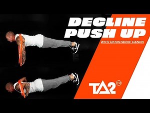Maximize Upper Chest Workouts with Resistance Bands: Perfecting Decline Pushups