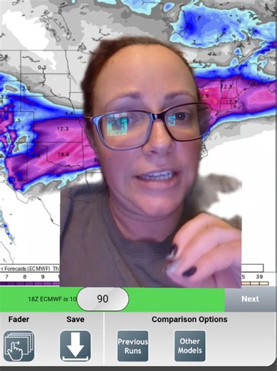 Welp, I think it's going to snow, guys. 😂 Check your local NWS offices and TV stations for the most accurate details for your locations! #winterstorm #snowstorm #icestorm #weather #greenscreen