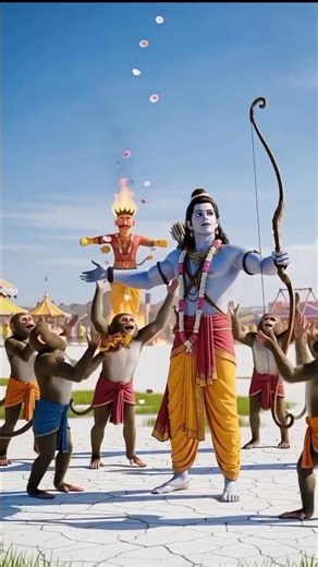 RAVAN V/S SRI RAM #animals #cartoon #AI