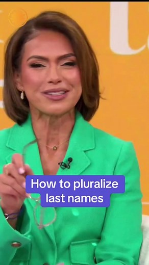 Here’s a definitive guide to pluralizing last names ahead of the holiday season ✍️ | CBS Mornings