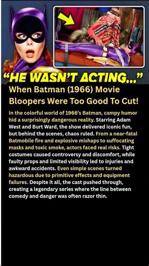 When Batman (1966) Movie Bloopers Were Too Good To Cut! #shorts