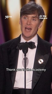 “I’m a very proud Irish man standing here tonight”🥹☘️ Cillian Murphy’s Acceptance speech at the Oscars Cillian took home gold for best actor in the film Oppenheimer! We couldn’t be prouder of him💚💚 #oscars #98fmattheoscars | 98FM