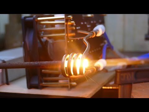 New! DIY induction forge for £75 - 2500w PCB review and forged tenon joint railing build