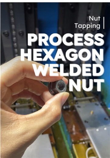 #nuttappingmachine #machiningprocess #fasteners #efficiency #oringinalfactory