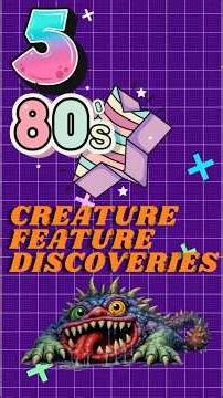 5 80’s Creature Feature Discoveries #80shorror #creaturefeature #bluray #4k #horrormovies