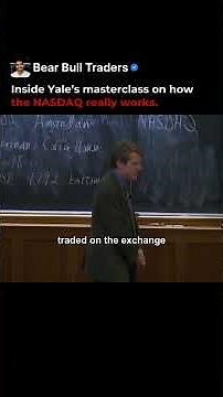 Inside Yale’s Masterclass on how the NASDAQ Really Works