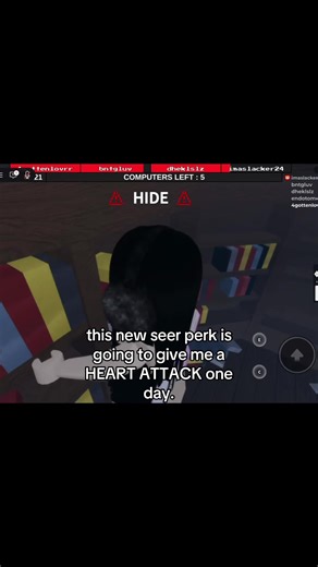 New Seer Perk in Roblox: Heart Attack Experience
