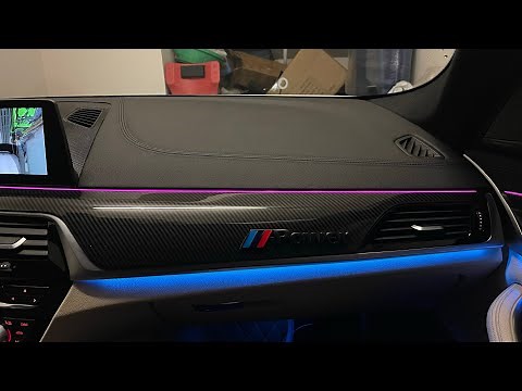 Bmw g30 540i ambient light fix (clean up)