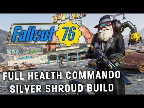 This Full Health Commando Build Brings The Silver Shroud To Fallout 76