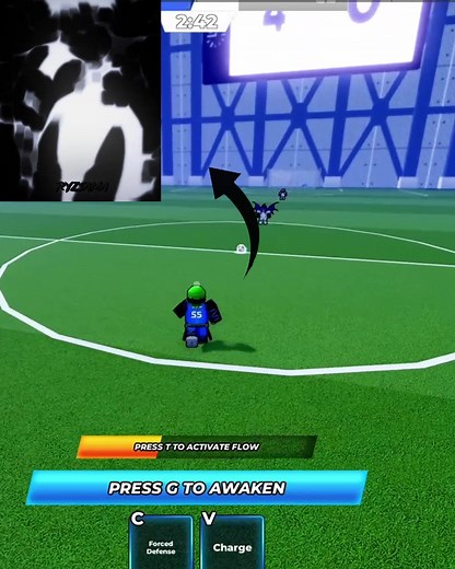 Aiku Scoring Highlights in Blue Lock Roblox Gameplay