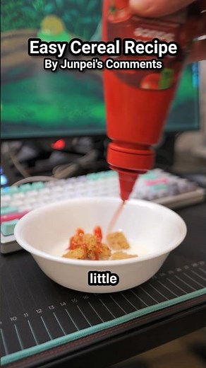 Learning how to cook cereal 🥰
