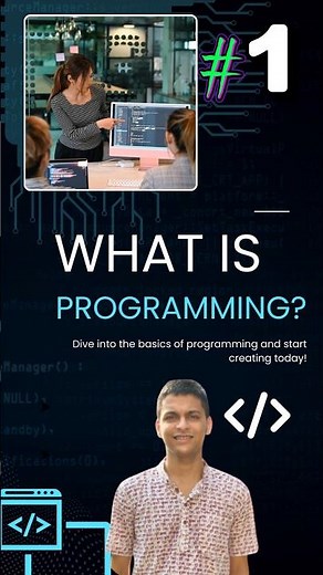 What Is Programming? Explained in the Easiest Beginner POV! #shorts #tech
