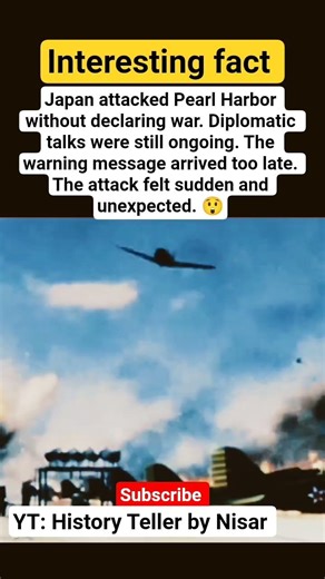 Pearl Harbor: History's Most Surprise Attack 🇺🇸🇯🇵😲 #shorts #wwii #pearlharbor #facts #history #war