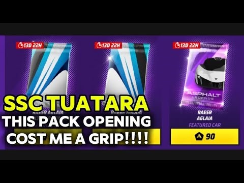 This SSC PACK OPENING COST me GREATLY! Asphalt Legends pack opening