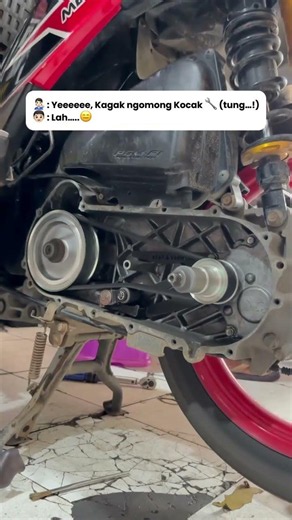 Kick Starter Pajangan aja 😅, Alhamdulillah 2tahun lebih area CVT masih josss #konversimotorlistrik
