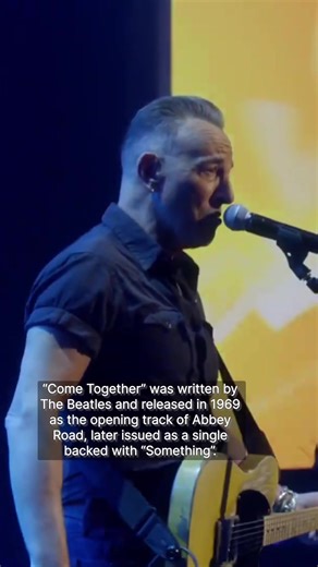 The e story behind ”Come Together” a song by The Beatles covered by Bruce Springsteen