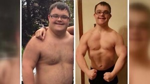 Man with Down syndrome is now a bodybuilder