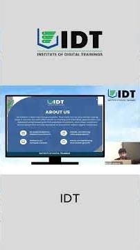 What is IDT Institute & What We Offer?#shorts
