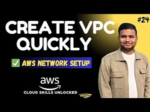 Create VPC in AWS (Quick Method) | VPC Setup in Minutes with Console 🚀 | Hindi #24