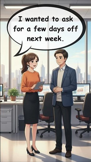 💼 How to Ask Your Boss for Leave – Simple English Conversation with Emotions | Learn English