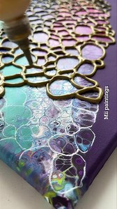 Last tutorial of 2024 is out! I teach full step by step process in which I show how to turn ordinary acrylic pour into very special piece with 3D cells. You can find it on my patreon right now (or in the comment below). Have a peaceful rest of the year everyone ❤️❤️🎨🧑🏻‍🎨 #fluidart #acrylicpour #pouring #howto #diy #art #artist #acrylicpainting #artgallery #artcollector | Mii.paintings