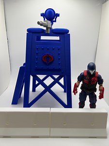 GI Joe COBRA Watchtower 3D Print CLASSIFIED 1:12-moveable Spotlight/gun/barriers - Etsy