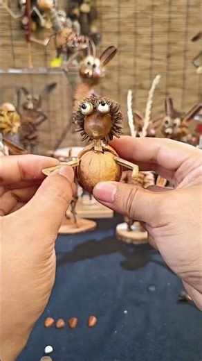 Easy walnut shell DIY,trash to treasure.#diy #diycrafts #handmade #craft