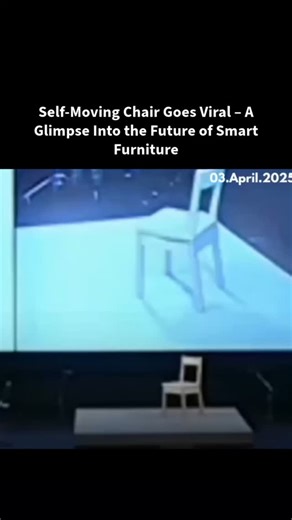 Artificial Intelligence | AI on Instagram: "A self-moving chair with hidden robotic mechanisms is taking the internet by storm! This innovative furniture piece effortlessly glides across the floor, sparking discussions about the future of smart homes. Imagine chairs that follow you, rearrange themselves, or even clean up your space. The future of furniture just got a lot more exciting! 🪑🤖 #SmartFurniture #TechInnovation #futureofliving"