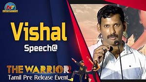 Vishal Speech At The Warriorr Tamil Pre Release Event #TheWarrior #RamPothineni #KrithiShetty #Vishal #BrindaSarathy #TheWarriorrTamilEvent #Lingusamy #NTVTelugu #NTVENT | Ntv Telugu | Facebook