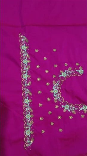 computer embroidery work....#kids blouse #kids design #trending #fashion