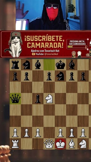 ¡El Mate más HUMILLANTE del Ajedrez! ☠️ (Defensa Benoni) #chess #ajedrez #shorts