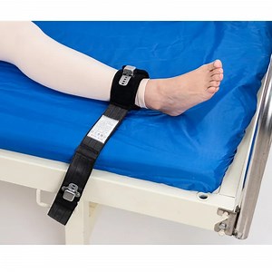 [Hot Item] Quick Release Magnetic Patient Restraints Plug in Fixing Belt Foot Constraint Ankle Cuffs Bed Restraint Strap for Hospital Health Care