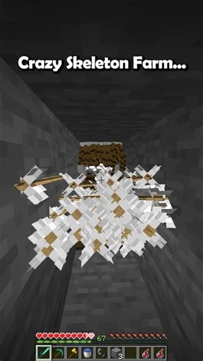 Minecraft Crazy Skeleton Farm...🤯