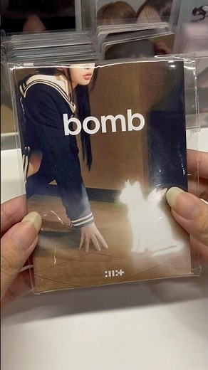 unboxing 3rd mini album Illit Bomb Weverse ver #kpop #illit #unboxing