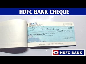 Hdfc Bank Cheque Kaise bhare/How to fill up hdfc bank cheque | Cheque book kaise bhare | Check book