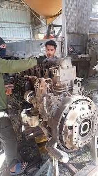 Detailed process dismantling 6D22 Engine Mitsubishi #automobile #mechanic #rasmanmtv