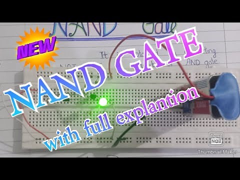 NAND GATE using Diodes and Transistor/implementation of truth table.