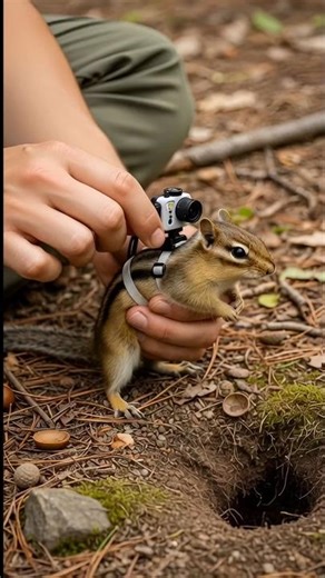 Tiny Camera on a Chipmunk’s Back Exploring a Hidden Underground World | Research