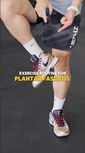 Exercise routine for plantar fasciitis rehab from a physical therapist