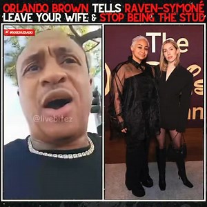 Orlando Brown advises Raven-Symoné to leave her wife 😳 Thoughts on this 🤔⬇️ #orlandobrown #ravensymone #foryouu | soseriuzradio