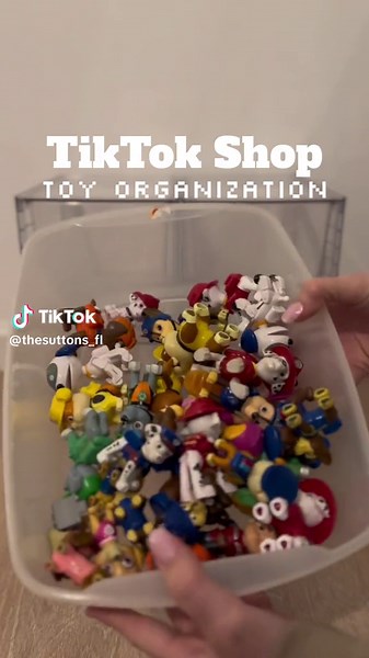 These clear acrylic sliding storage containers are perfect for storing all the little toys and actions figures! Bins easily pull all the way out so your littles one can find their favorite toy!✨ #toyorganization #toyorganizer #organizewithme #TikTokShop #acrylicorganizer #acrylicdrawers #vtopmart #storage #toystorage #acrylicdrawerorganizer